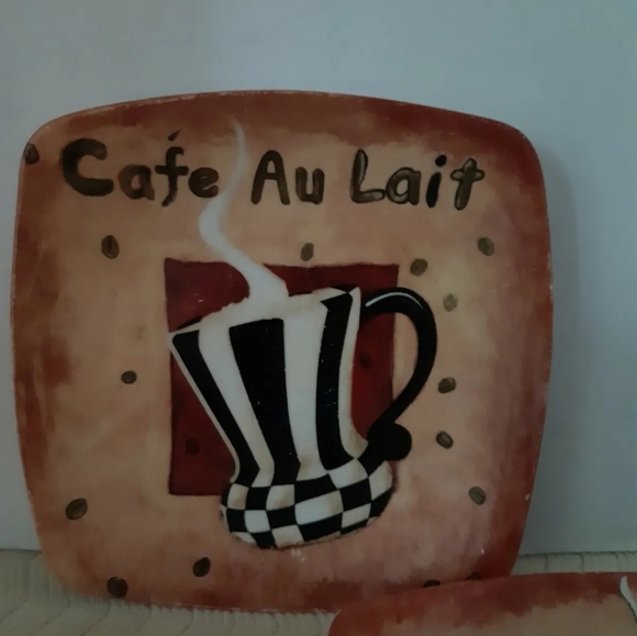 Gryphonware set of 3 Cups Whit 3 dessert plates look new - Picture 6 of 11